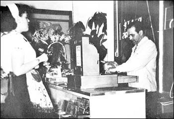 Dan Razatos and Waitress, 1947